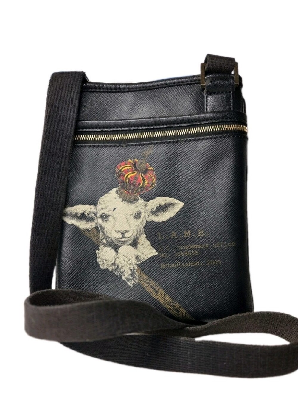 L.A.M.B. Royal Lamb  Shoulder Crossbody Bag Y2K Streatwear Goth/Punk